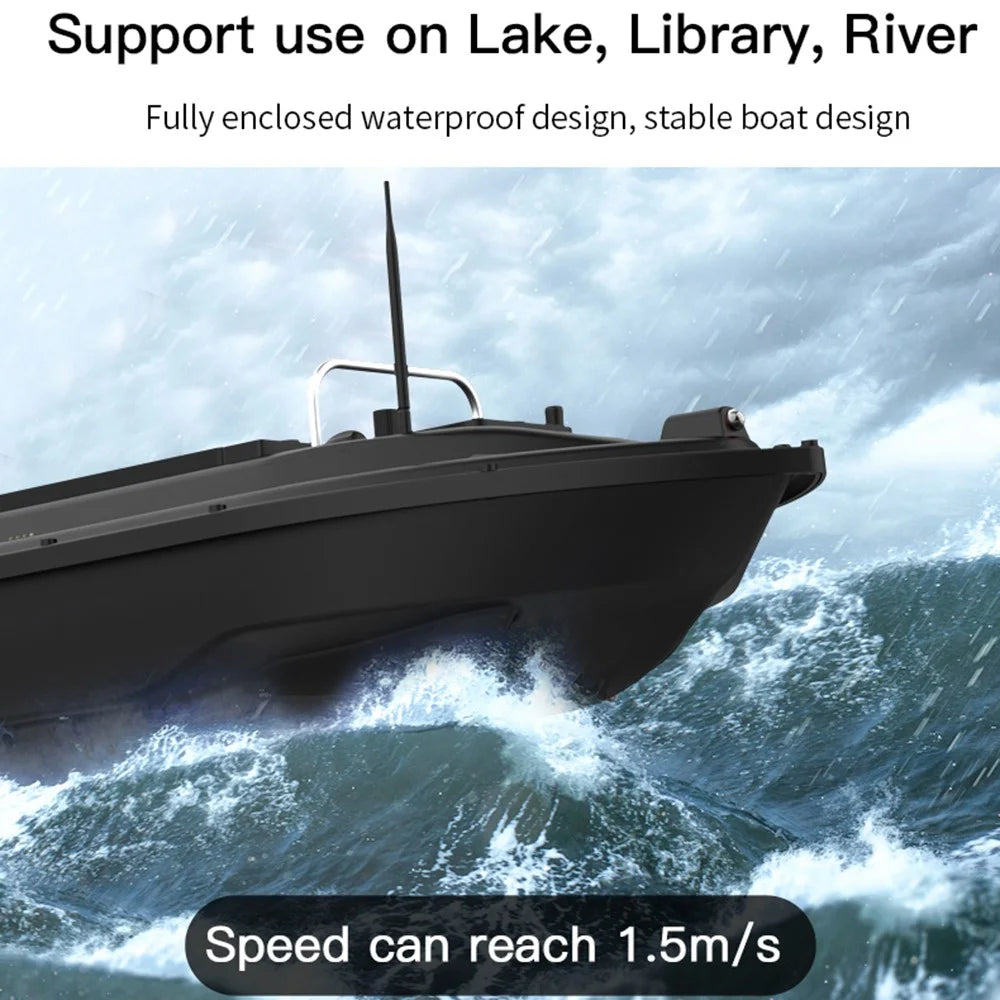 D16B Fishing Bait Boat Smart GPS Positioning 500m Remote Control Automatic Return Hook Delivery Boat (CE Certified) - EU Plug - 4