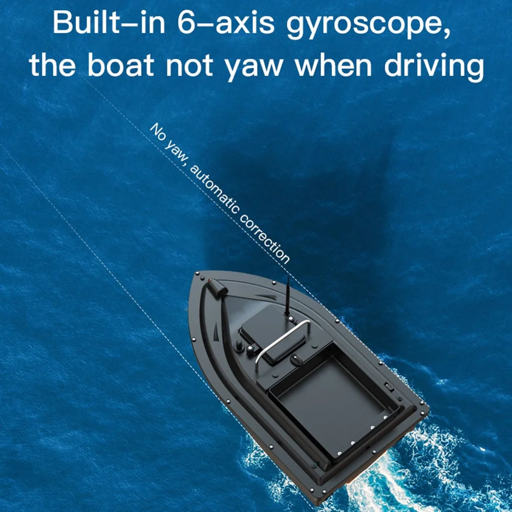 D16B Fishing Bait Boat Smart GPS Positioning 500m Remote Control Automatic Return Hook Delivery Boat (CE Certified) - EU Plug - 5