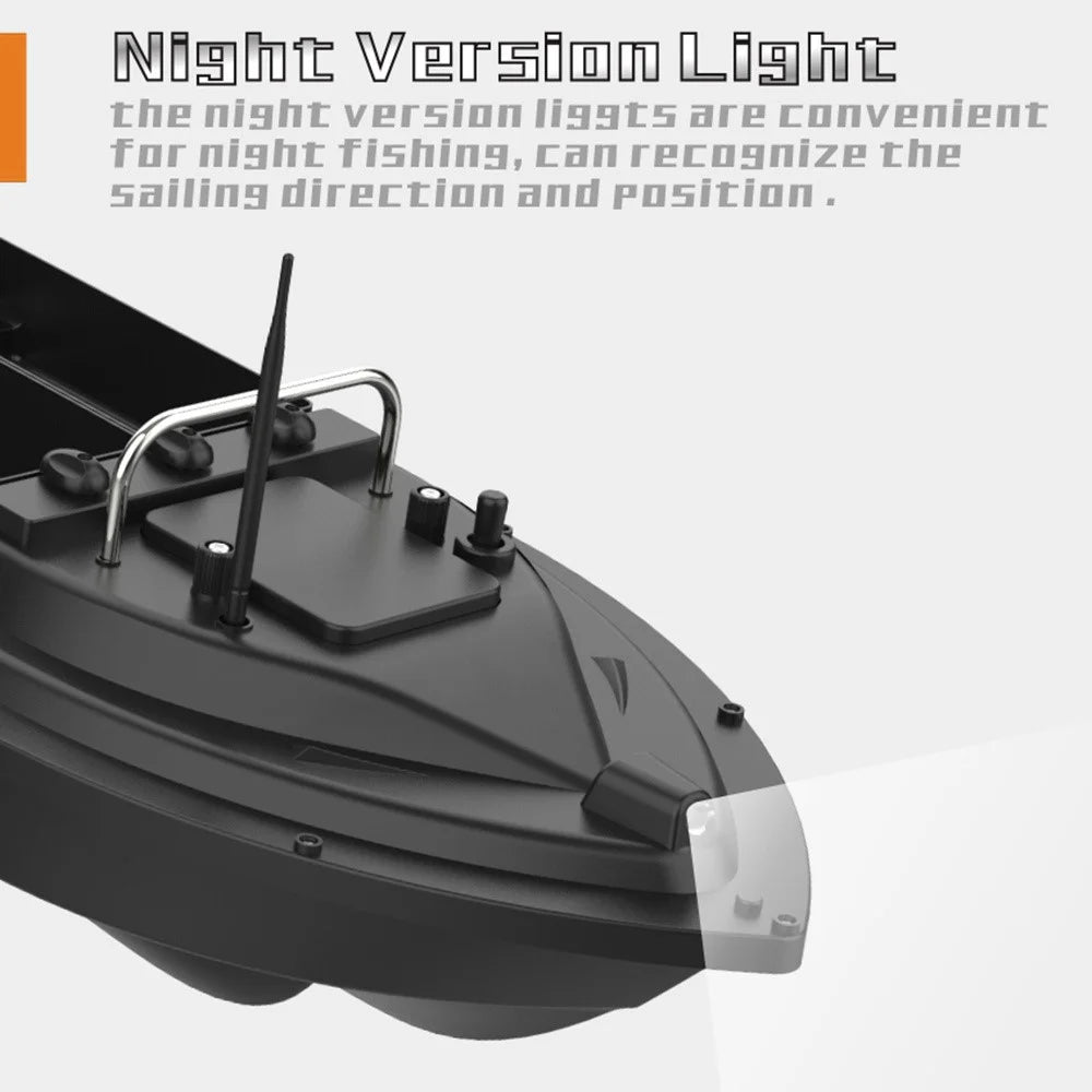 D16C 2kg Load Dual Bait Slot 6 Axis Gyroscope Fishing Bait Boat for Rivers / Lakes / Coastal Waters (CE Certified) - EU Plug - 5