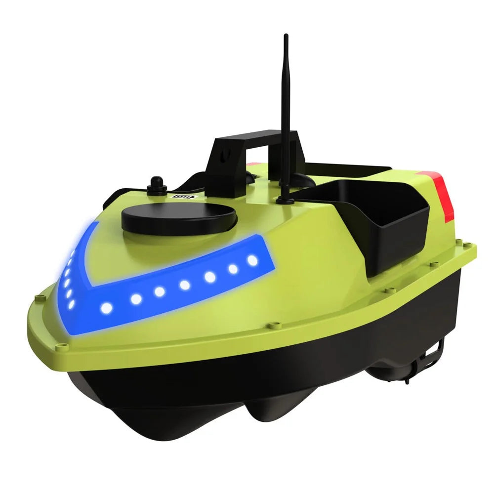 D20 3 Bait Slot Smart RC Bait Boat GPS Positioning 600m Auto Return Fish Feeder Hook Delivery Boat (CE Certified) - EU Plug - 1