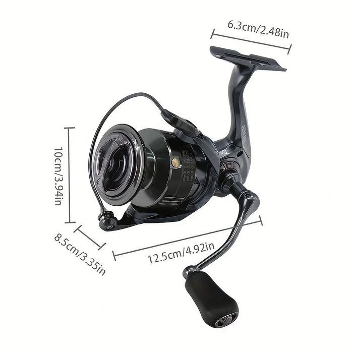 A510 SW2000 5+1BB 5:2:1 Portable Fishing Reel Lightweight Long Casting Spinning Reel - 5