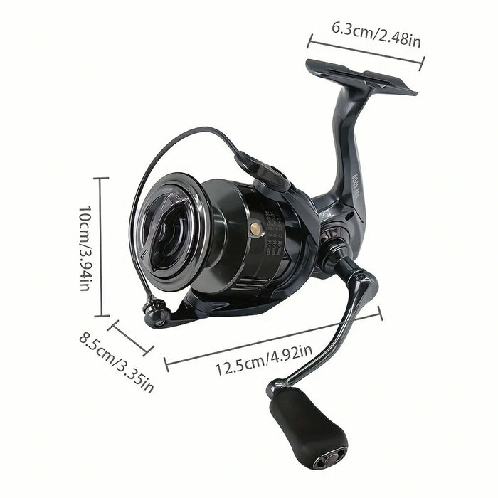 A510 SW2500 5+1BB 5:2:1 Portable Fishing Reel Lightweight Long Casting Spinning Reel - 5