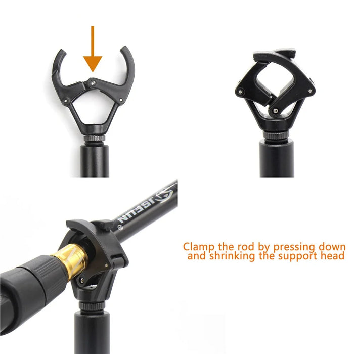 A424 Fishing Rod Cross Holder Fishing Pole Lock Support Plastic Rest Head - 4
