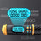 S08 Corded / Cordless Dual-use Jump Rope Intelligent Digital Display Weighted Skipping Pope - Black+Yellow - 2