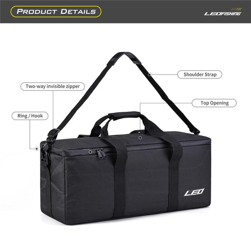 LEO 28248 Fishing Pole Tote Single Shoulder Bag 1000D Polyester Fishing Rod Carrying Bag - 2