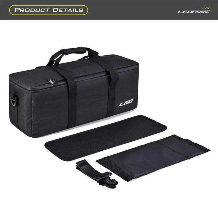 LEO 28248 Fishing Pole Tote Single Shoulder Bag 1000D Polyester Fishing Rod Carrying Bag - 4