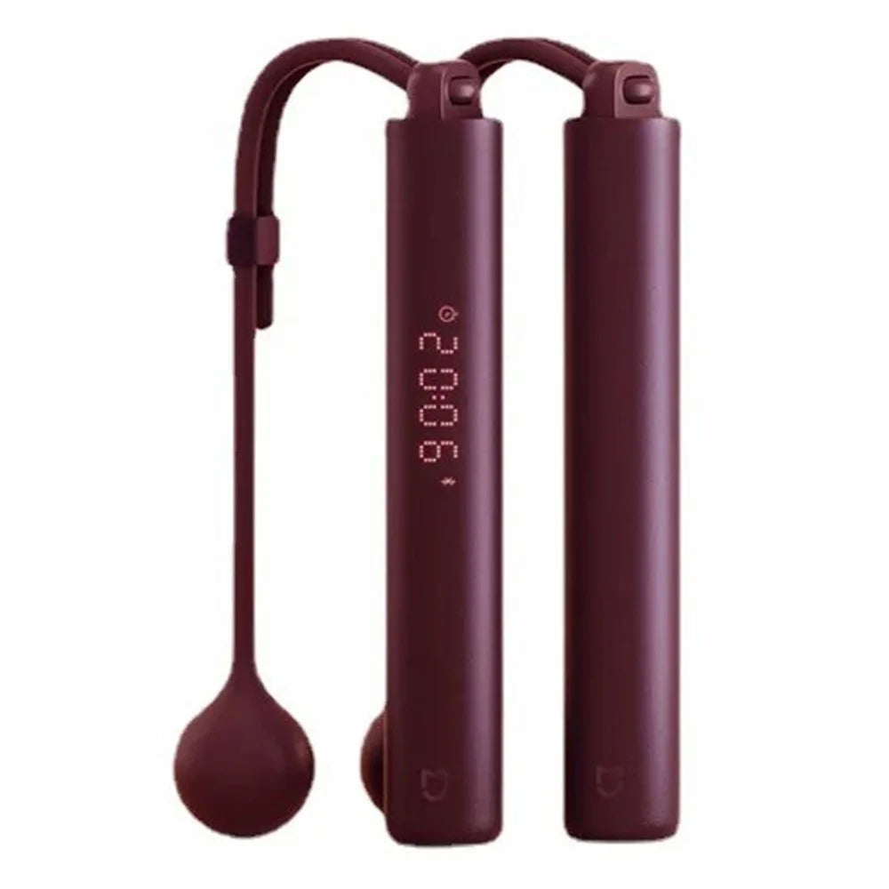 XIAOMI Mijia XMSR-P803 3m Digital Counter Smart Skipping Rope Lose Weight Exercise Tool - Wine Red - 1