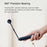 XIAOMI Mijia XMSR-P803 3m Digital Counter Smart Skipping Rope Lose Weight Exercise Tool - Wine Red - 4