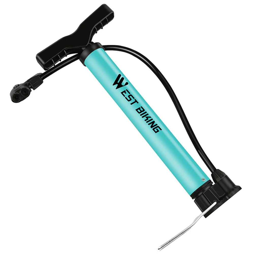 WEST BIKING 120psi High Pressure Bike Tire Ball Inflatable Pump - 2