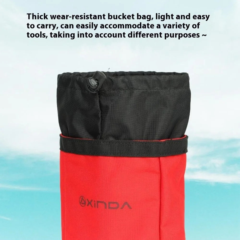 XINDA XD-BAG27 Outdoor Aerial Work Tool Waist Bag Nylon Pouch Toolkit Utility Organizer - Red - 3