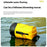 XINDA XD-BAG19 36L Waterproof Rock Climbing Backpack TPU+Polyester Hiking Equipment Storage Bag - Yellow - 3