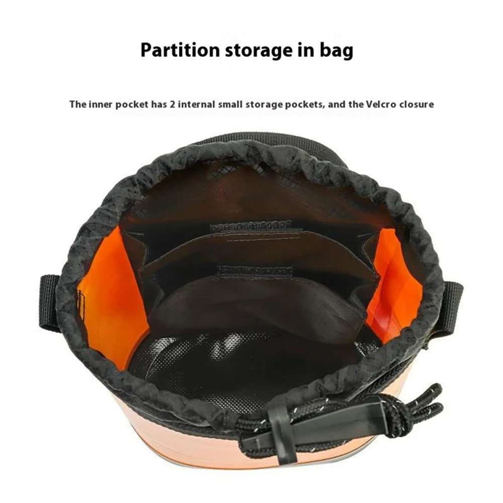 XINDA XD-BAG30 Outdoor Aerial Work Tool Storage Bag Waterproof Pouch Toolkit Utility Organizer - Orange - 4