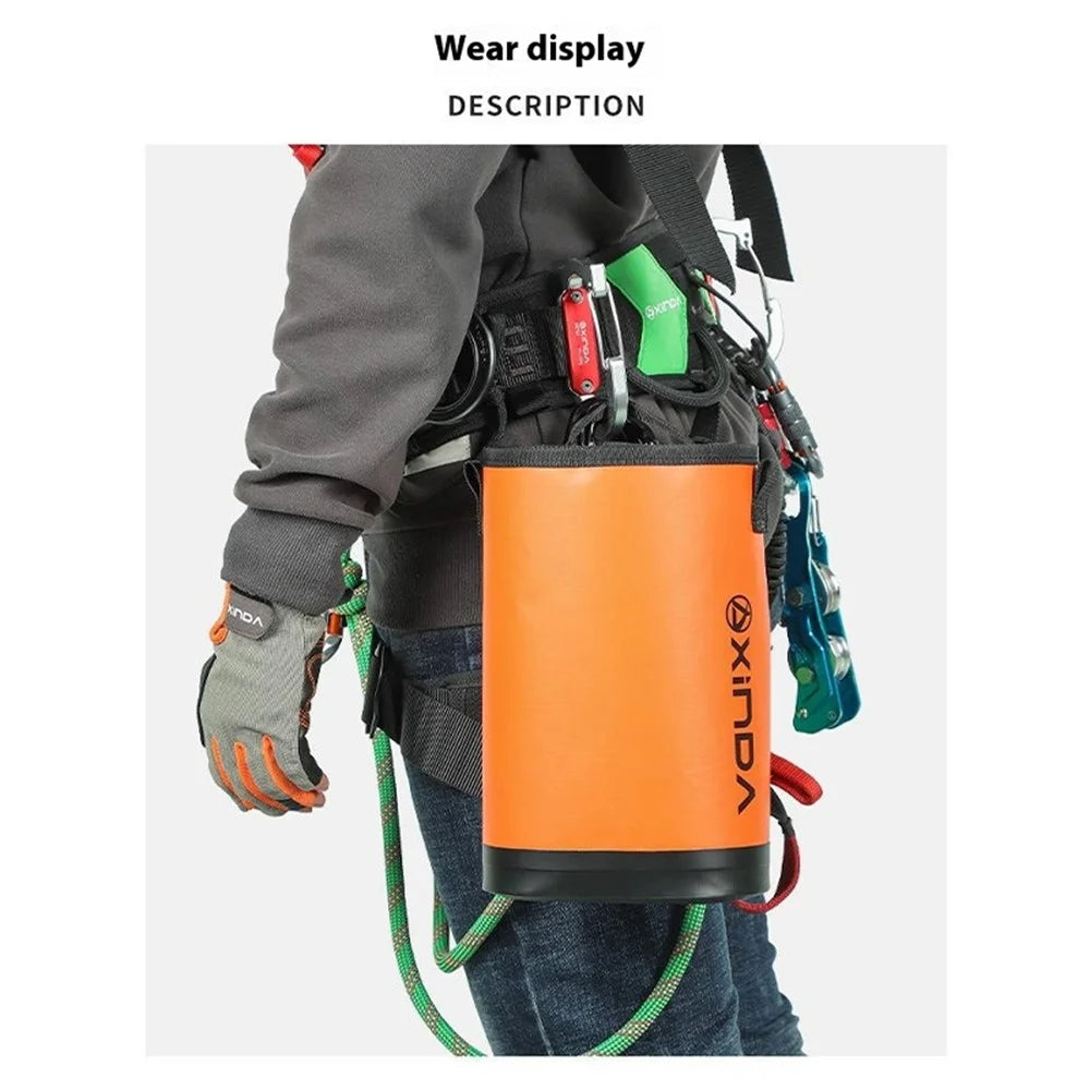 XINDA XD-BAG30 Outdoor Aerial Work Tool Storage Bag Waterproof Pouch Toolkit Utility Organizer - Orange - 6