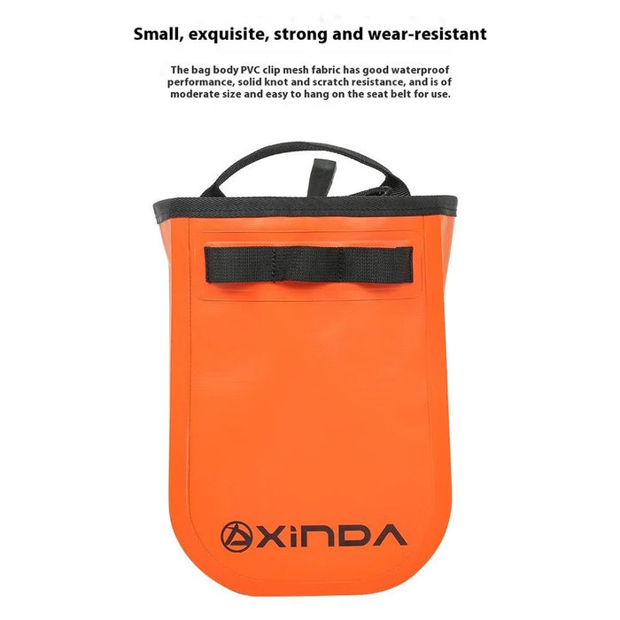 XINDA XD-BAG29 Aerial Work Waist Pack Tool Storage Bag Rock Climbing Equipment Organizer Pouch - Orange - 3