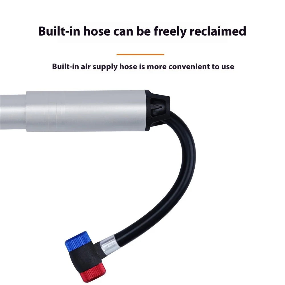 ENLEE ED-900 Portable Bicycle Tire Pump Mini Aluminum Alloy Bike Air Inflator - 7