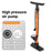 WEST BIKING YP0711181 160PSI Manual Bicycle E-Bike Tire Air Pump with Pressure Gauge - Orange - 2