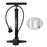 ENLEE E22127 Foot Pump 230 PSI High Pressure Bicycle Pump Presta Schrader Valve Compatible For Bike Basketball - 1