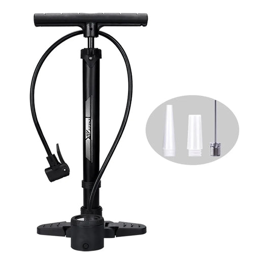 ENLEE E22127 Foot Pump 230 PSI High Pressure Bicycle Pump Presta Schrader Valve Compatible For Bike Basketball - 1