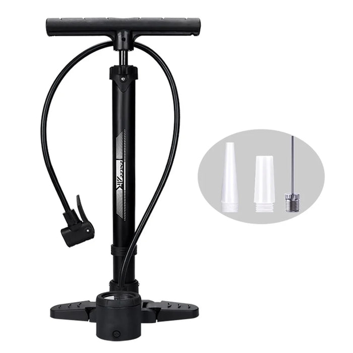 ENLEE E22127 Foot Pump 230 PSI High Pressure Bicycle Pump Presta Schrader Valve Compatible For Bike Basketball - 1