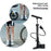ENLEE E22127 Foot Pump 230 PSI High Pressure Bicycle Pump Presta Schrader Valve Compatible For Bike Basketball - 2