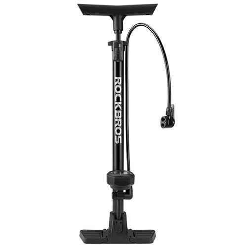 ROCKBROS 42410004 / ZD-6132MB Bike Pump 150 PSI High Pressure Floor Stand Inflator with Gauge for Mountain Road Bicycle - 1