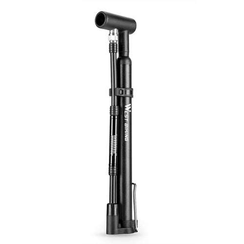 WEST BIKING YP0711190 Portable Bike Pump High Pressure 120PSI Presta Schrader Valve Bicycle Tire Inflator - 1
