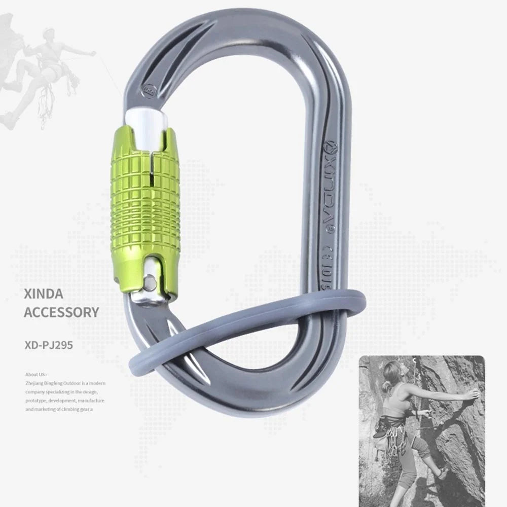 XINDA XD-PJ295 10Pcs Outdoor Rock Climbing Quick Draw Positioning Silicone Ring 8-Shape Rubber Sleeve - Green - 2
