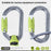 XINDA XD-PJ295 10Pcs Outdoor Rock Climbing Quickdraw Positioning Silicone Ring Triangle Rubber Anti Slip Sleeve - Green - 3