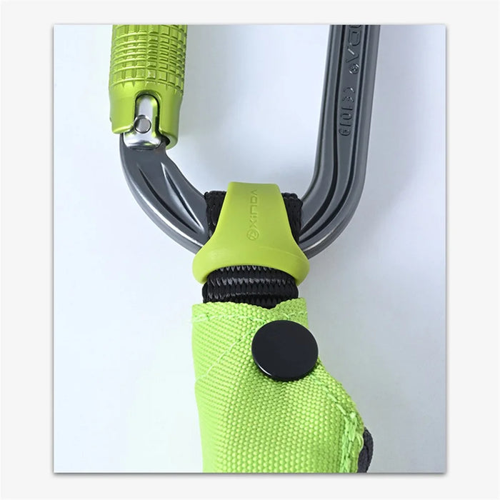XINDA XD-PJ295 10Pcs Outdoor Rock Climbing Quickdraw Positioning Silicone Ring Triangle Rubber Anti Slip Sleeve - Green - 5