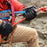 XINDA H-STO1 Goatskin Leather Gloves for Outdoor Rappelling Climbing Training Full Finger Protective Mittens - Black / S - 2