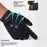 XINDA H-STO1 Goatskin Leather Gloves for Outdoor Rappelling Climbing Training Full Finger Protective Mittens - Black / S - 6