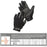 XINDA H-STO1 Goatskin Leather Gloves for Outdoor Rappelling Climbing Training Full Finger Protective Mittens - Black / S - 7