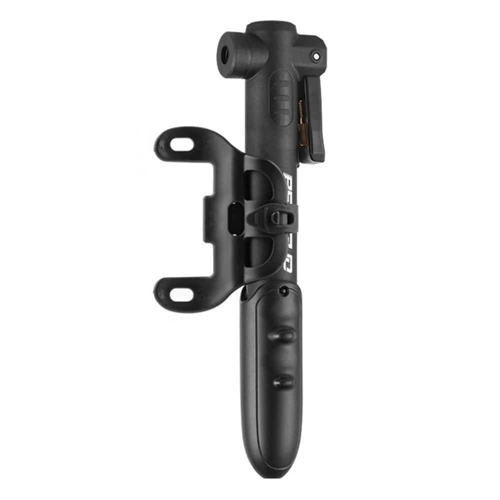 BENGGUO BG-1688 100 PSI Air Pump Compatible with Presta/Schrader Dual Valve Portable Bike Pump with Bracket - 1