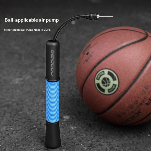 BENGGUO BG-1671 Portable Sports Ball Pump Hidden Needle for Basketball / Football / Volleyball Mini Inflator - Black - 2
