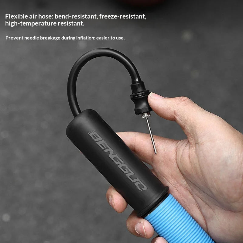 BENGGUO BG-1671 Portable Sports Ball Pump Hidden Needle for Basketball / Football / Volleyball Mini Inflator - Black - 3