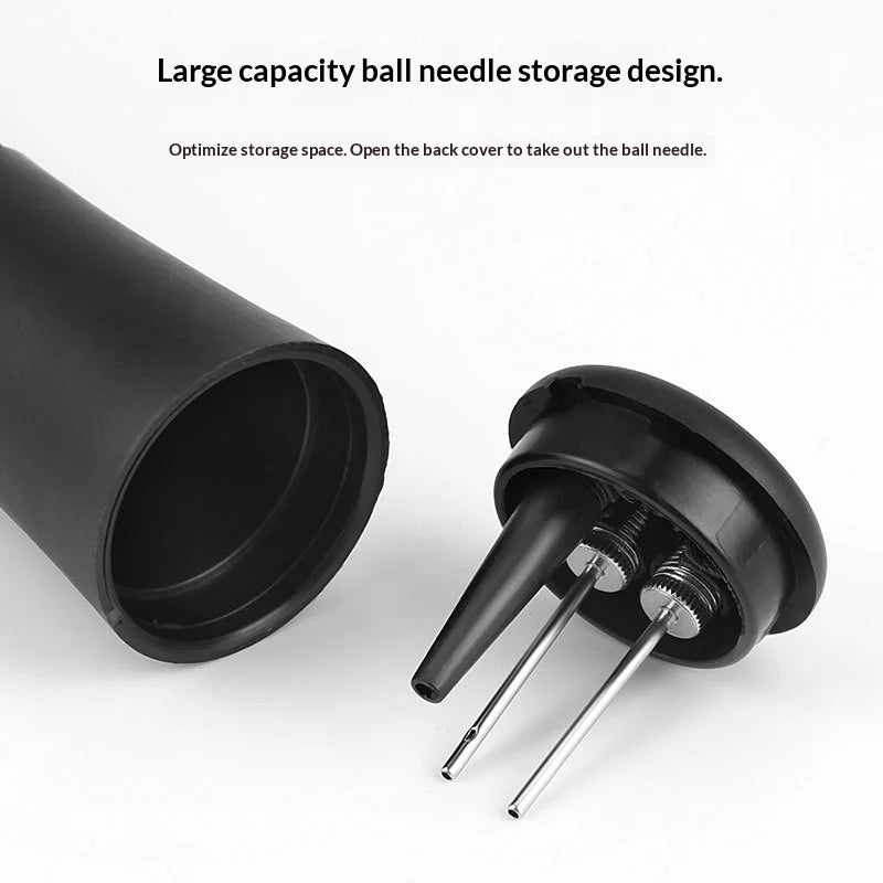 BENGGUO BG-1671 Portable Sports Ball Pump Hidden Needle for Basketball / Football / Volleyball Mini Inflator - Black - 5