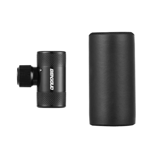 BENGGUO BG-1621 Bikes CO2 Cylinder Inflation Kit with Air Valve / Cylinder Sleeve, Bicycle Accessory - Black+Cylinder - 2