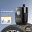WEST BIKING YP0711201 Electric Air Pump 150PSI Portable Mini Tire Inflator with LED Display for Bicycle Motorcycle - Black - 3
