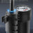 WEST BIKING Dual Cylinder High Pressure Bike Pump for Bicycle / E-Bike Portable Inflator with Air Pressure Gauge - Long Black - 7