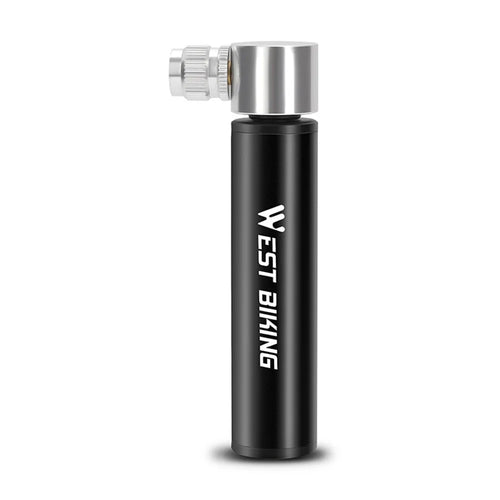 WEST BIKING YP0711076 Mini Bike Pump 120PSI Portable Air Pump with Presta Schrader Valve for Cycling - Black - 1