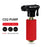 WEST BIKING Mini Safe CO2 Bicycle Pump One Button Inflation Schrader & Presta Bike Pump - 2