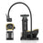 WEST BIKING YP0711118 Portable 140PSI Bicycle Tire Foot Pump Bike Air Inflator with Pressure Gauge - Black - 1