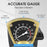 WEST BIKING YP0711118 Portable 140PSI Bicycle Tire Foot Pump Bike Air Inflator with Pressure Gauge - Black - 3