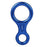 XINDA TP8601P 35KN Aluminum Alloy 8 Descender Heavy Duty Climbing Gear Downhill Equipment Rigging Plate - Blue - 1
