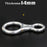 XINDA TP8601P 35KN Aluminum Alloy 8 Descender Heavy Duty Climbing Gear Downhill Equipment Rigging Plate - Blue - 3