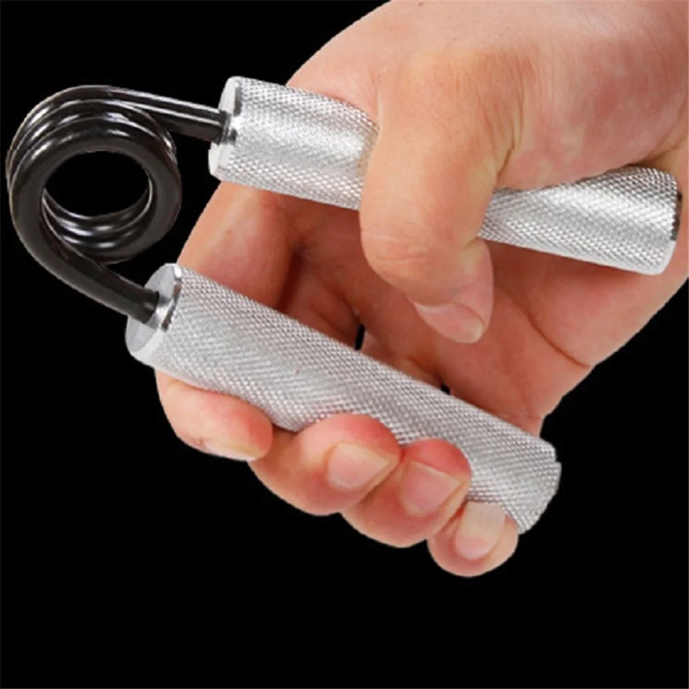 100LB-350LB A-Type Grip Strength Trainer Metal Hand Grip Strengthener Forearm Exerciser Fitness Equipment - Black / 100LB - 2