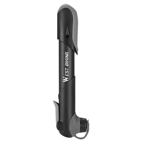 WEST BIKING YP0711156 Portable 100PSI High Pressure Hand Pump Mini Lightweight Tire Inflator Pump for Cycling - 1