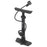 WEST BIKING YP0711153 160PSI High Pressure Pump Metal Portable Inflator Pump with Tire Pressure Gauge - Black - 1