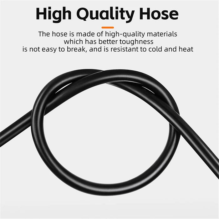 WEST BIKING YP0711153 160PSI High Pressure Pump Metal Portable Inflator Pump with Tire Pressure Gauge - Black - 3