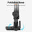 WEST BIKING YP0711153 160PSI High Pressure Pump Metal Portable Inflator Pump with Tire Pressure Gauge - Black - 6